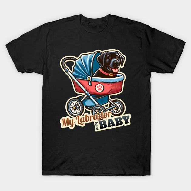 Baby Labrador Retriever T-Shirt by k9-tee